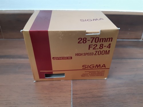 Sigma 8 4 high - sigma, f/2.8-4